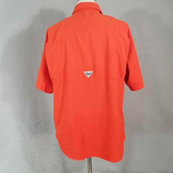 Columbia PFG Florida Gators Omni shade shirt men's medium orange Outdoor fishing - Picture 9 of 13